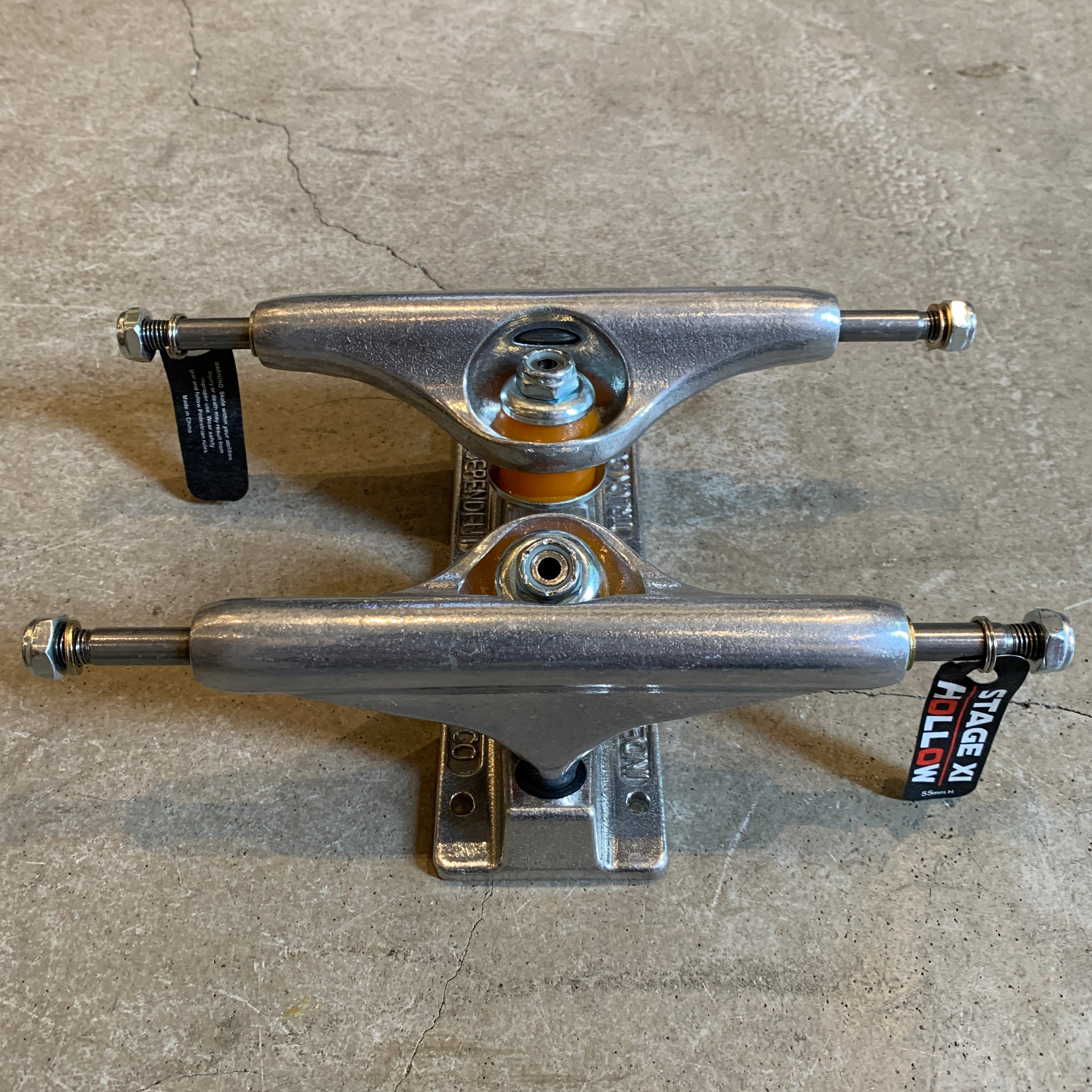 スケートボード independent 144 HI Stage 11 forgedHollow Stage 11 Forged Hollow Silver Standard Independent