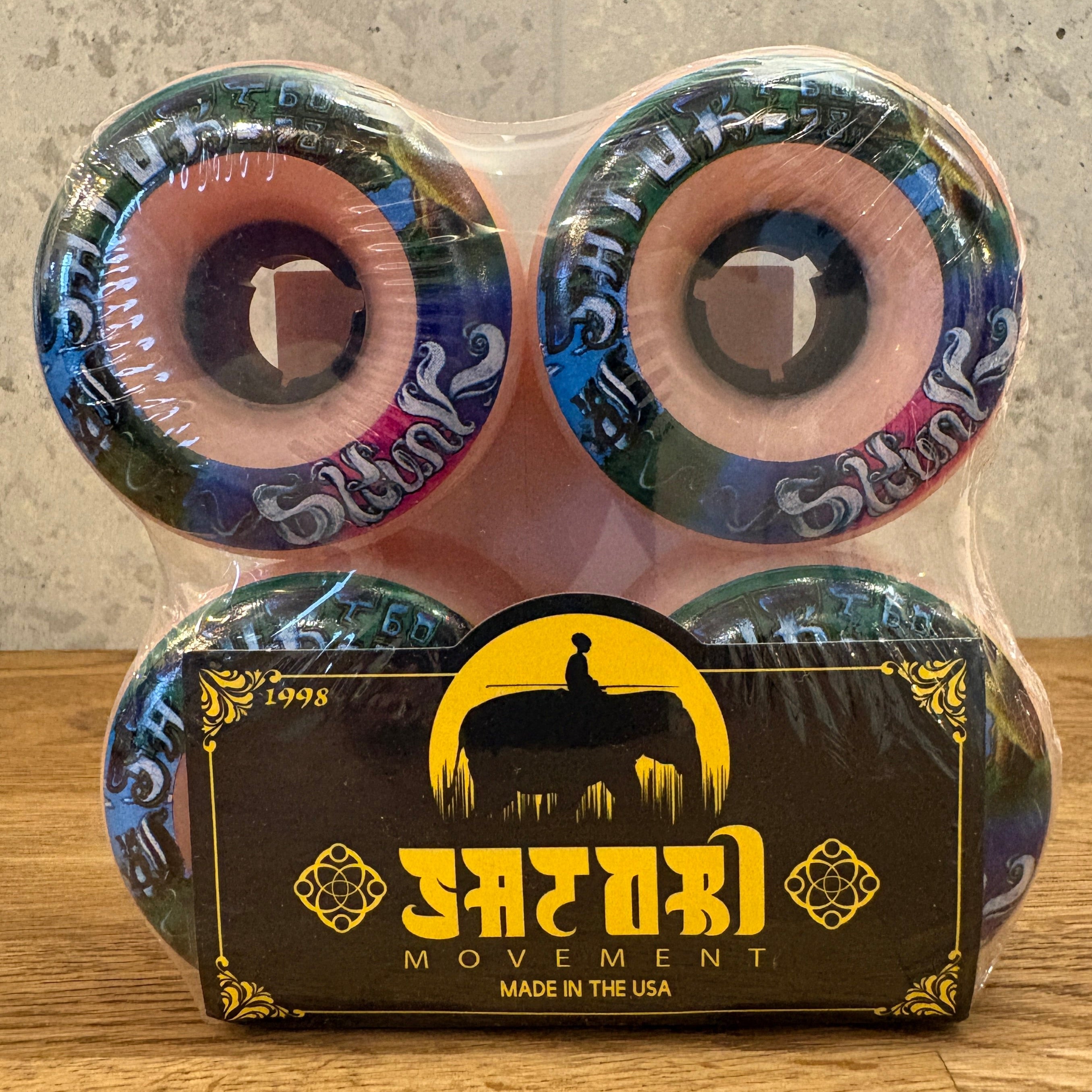 スケートボード Satori Soft Wheel GooBall 78A Skunk 60mm SATORI WHEELS] GOO BALL SKUNK PURPLE.WHITE - 60mm 78A – RIVERBIRCH