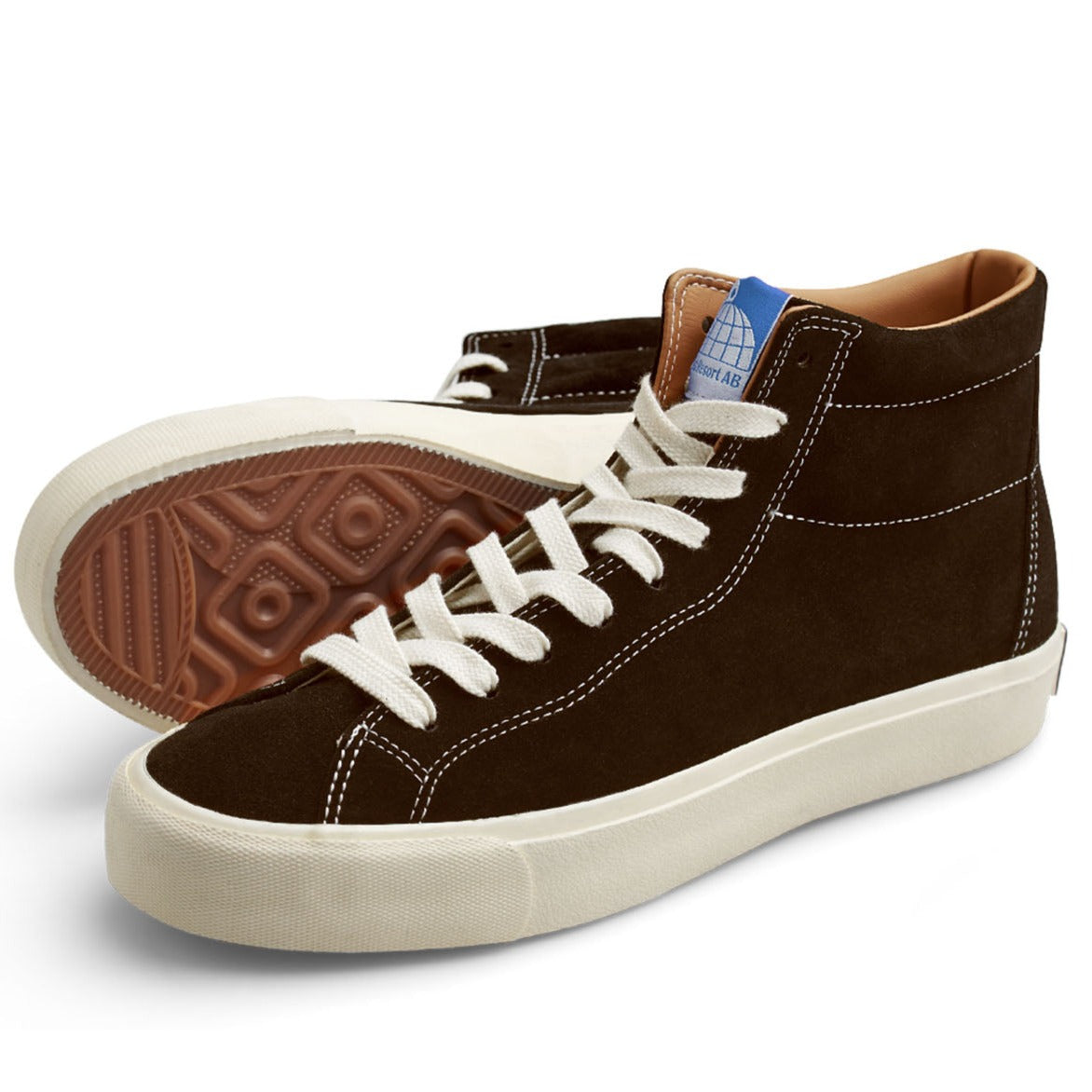 [LAST RESORT AB] VM003 Suede HI - Choc Brown/White