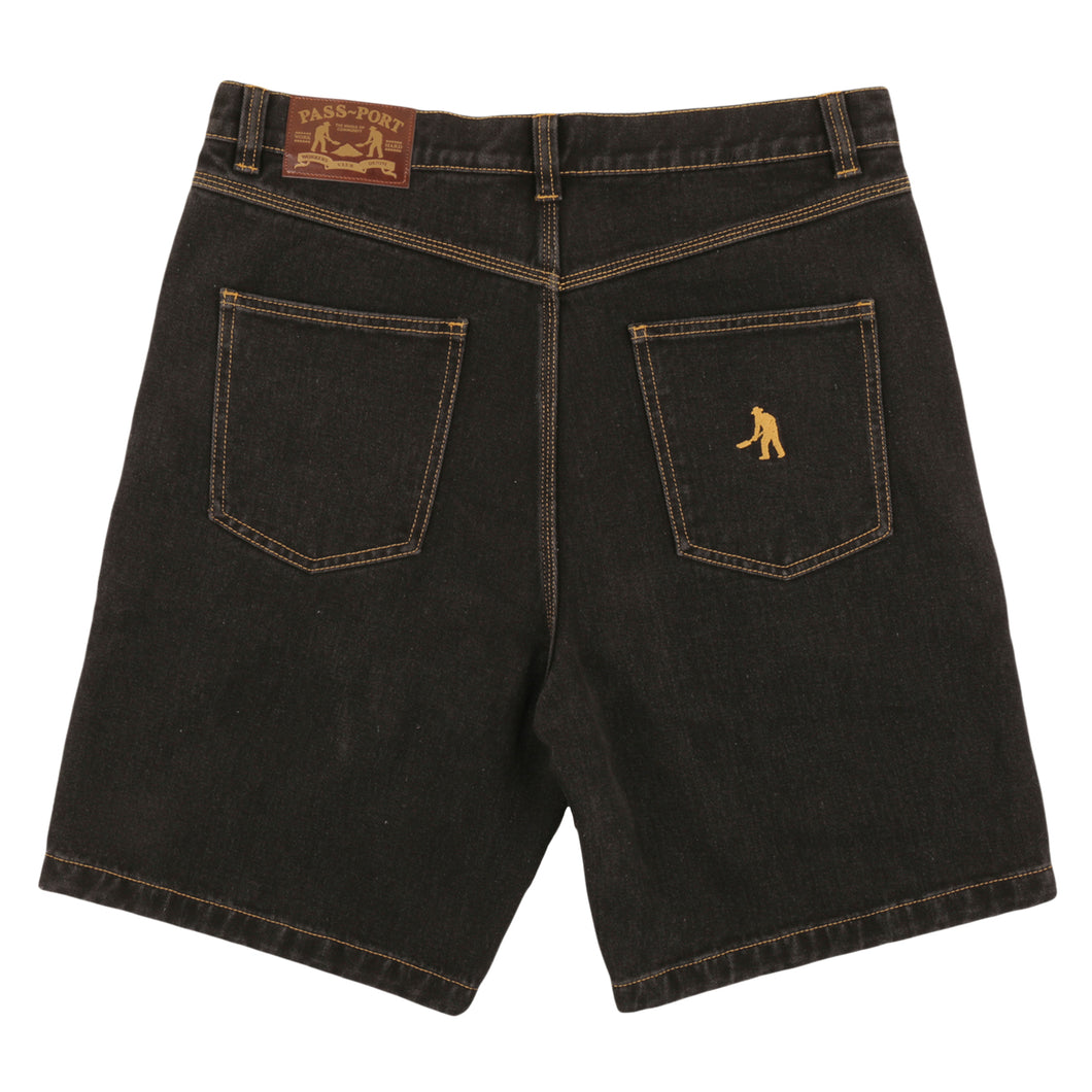 [PASS~PORT] Workers Club Short - Washed Black