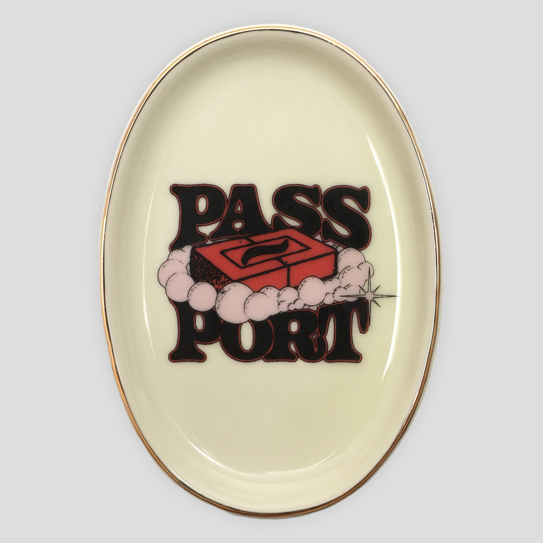 [PASS~PORT] Soap Dish - Off White/Gold