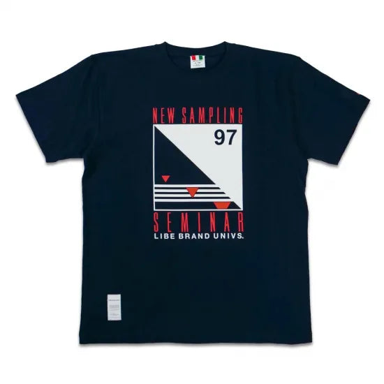 [LIBE BRAND UNIVS.] NEW SAMPLING SEMINAR TEE - NAVY