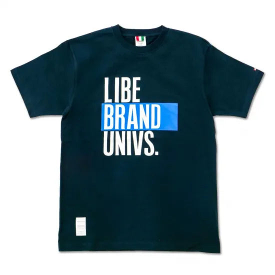 [LIBE BRAND UNIVS.] NEW BLUE HEARTS TEE - NAVY