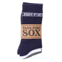 画像をギャラリービューアに読み込む, [PASS~PORT] Hi Sox 3 Pack - Navy/White/Grey
