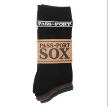 画像をギャラリービューアに読み込む, [PASS~PORT] Hi Sox 3 Pack - Black/Choc/Forest
