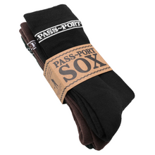 画像をギャラリービューアに読み込む, [PASS~PORT] Hi Sox 3 Pack - Black/Choc/Forest
