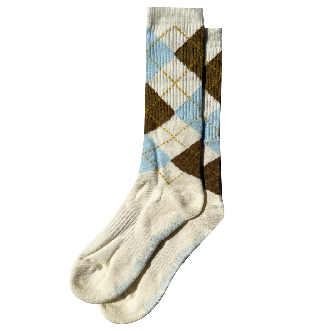 [FROG] Argyle Socks - Cream