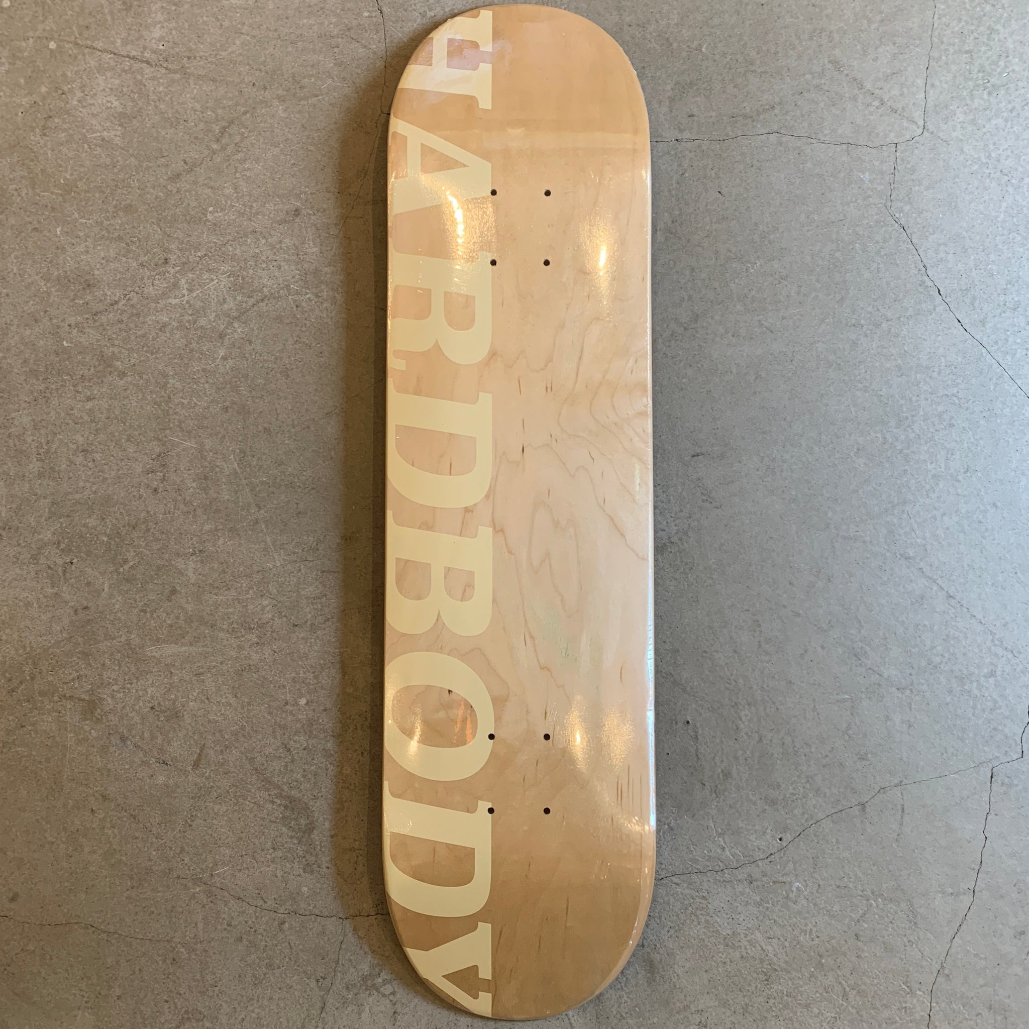 [HARDBODY NYC] CLASSIC LOGO DECK (NATURAL) - 8.0”