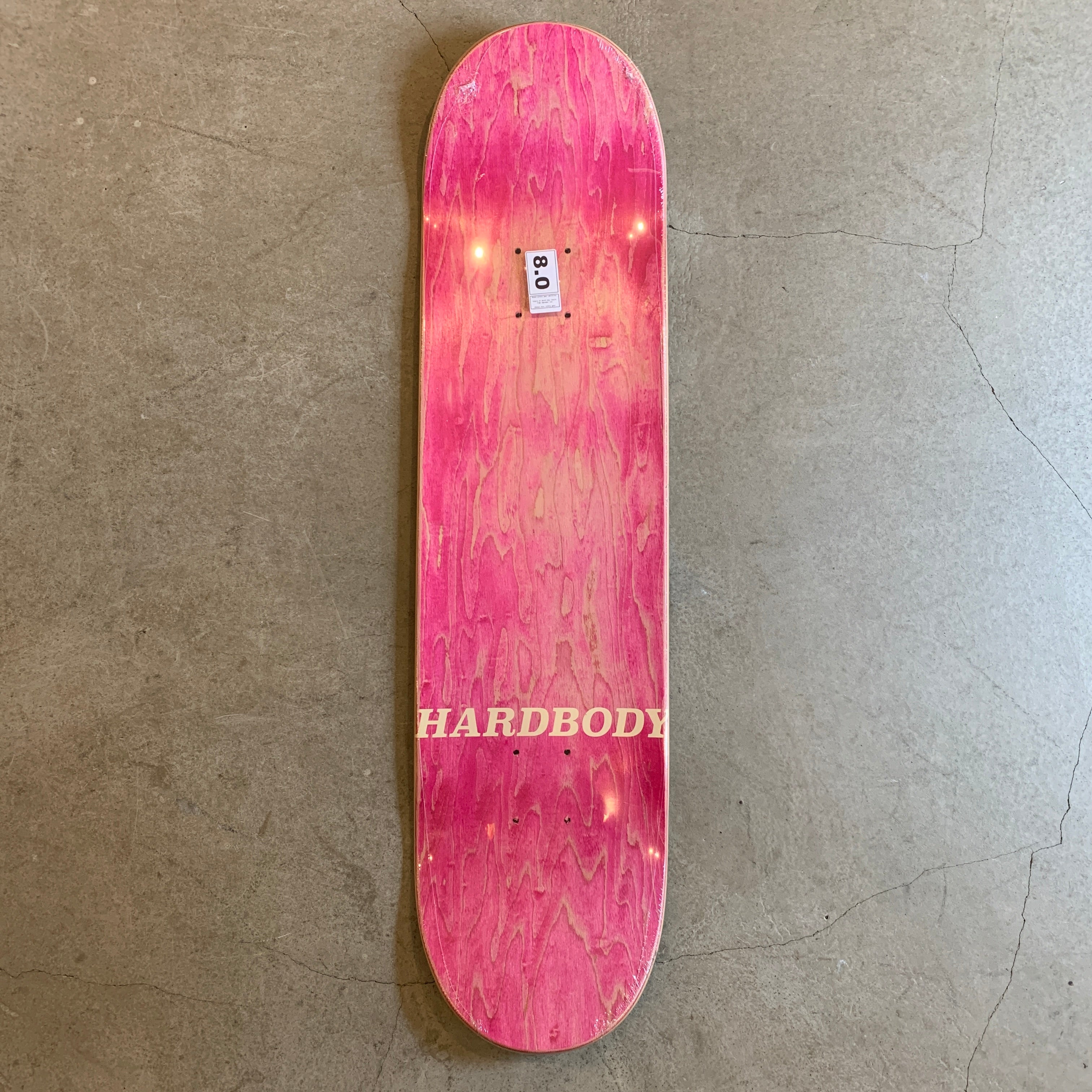 HARDBODY NYC] CLASSIC LOGO DECK (NATURAL) - 8.0