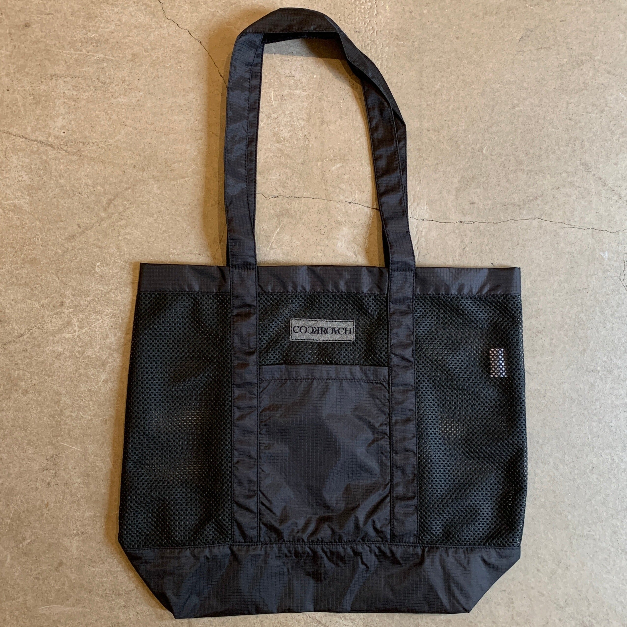 [COCKROACH] “SUMMER PARTY” MESH TOTE - BLACK – RIVERBIRCH SKATESHOP