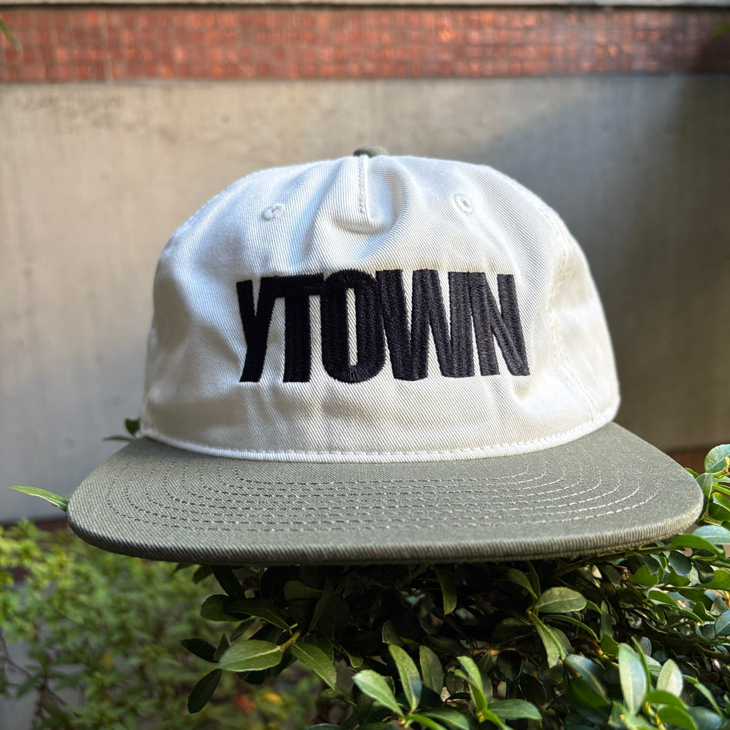 [YTOWN] BOX LOGO CAP - ARMY GREEN