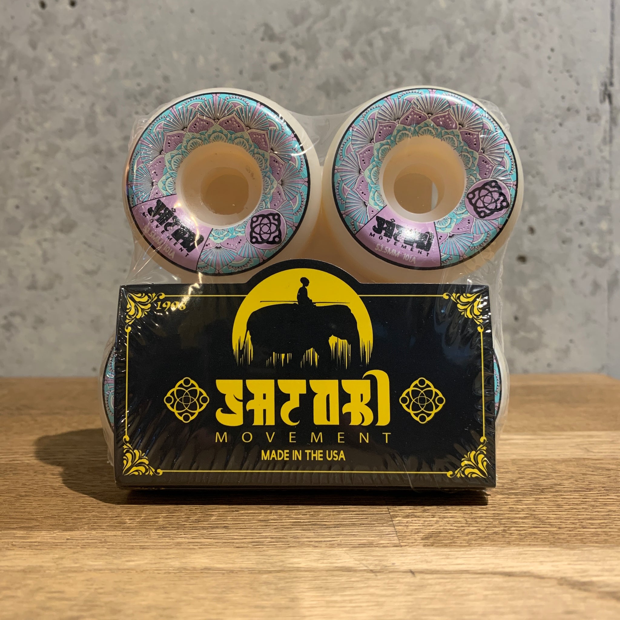 54mm Elephant Top Shelf Urethane Skate Wheels (84b Conical