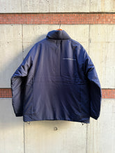 画像をギャラリービューアに読み込む, [COLOR COMMUNICATIONS] JACKET / DRIP EMB STAND COLLAR - NAVY

