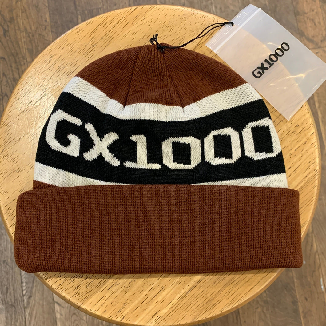 [GX1000] OG Logo Beanie - Brown