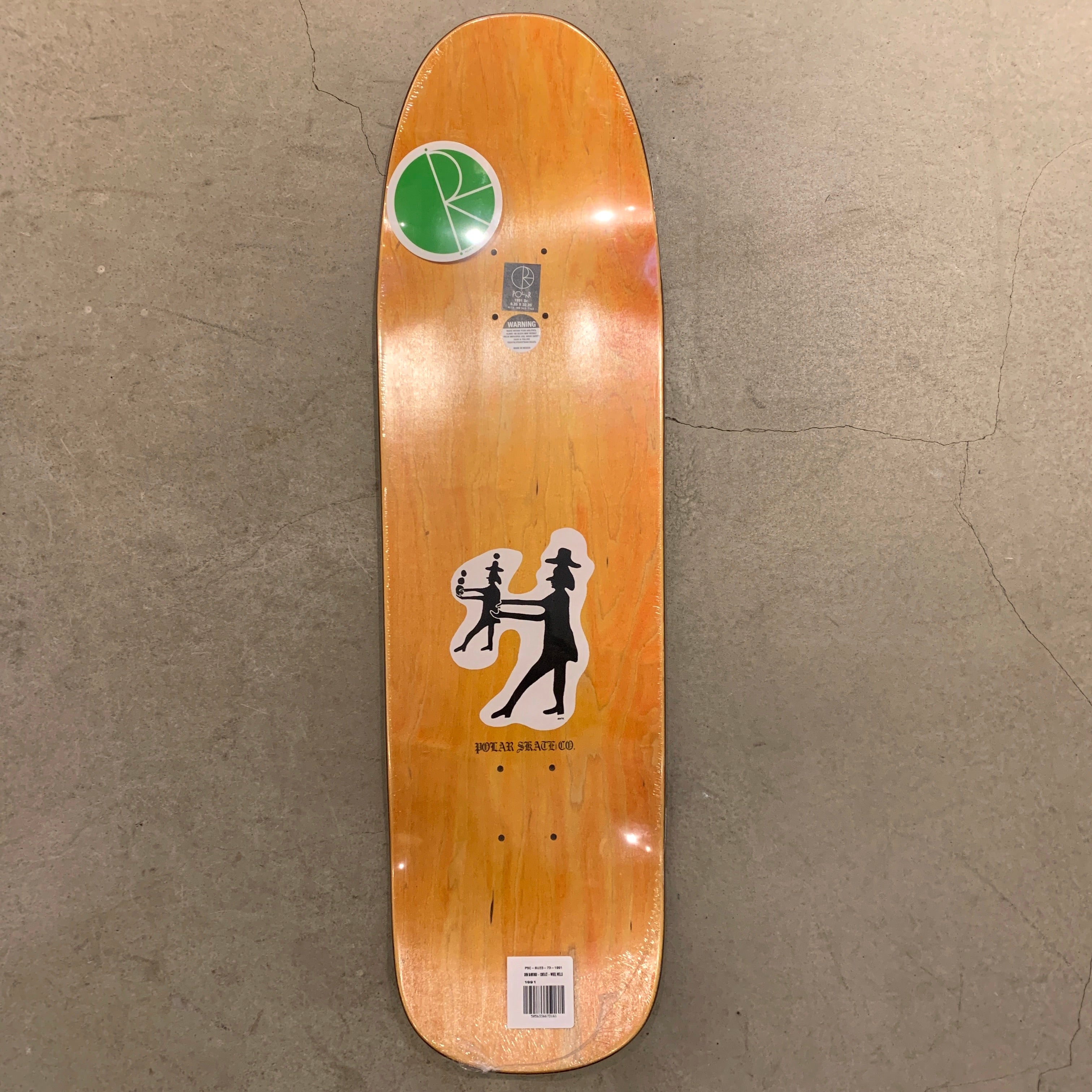 [POLAR SKATE CO.] Shin Sanbongi “Contact” (Wheel Wells) - 9.25” x  32.25”(1991)