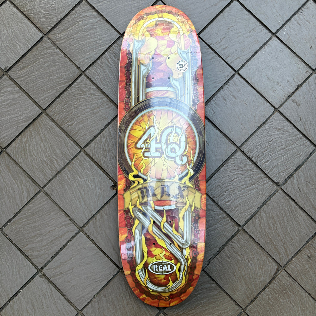 REAL] MAX SCHAAF “4Q CATHEDRAL” - 9.1” x 32” (EGG SHAPE