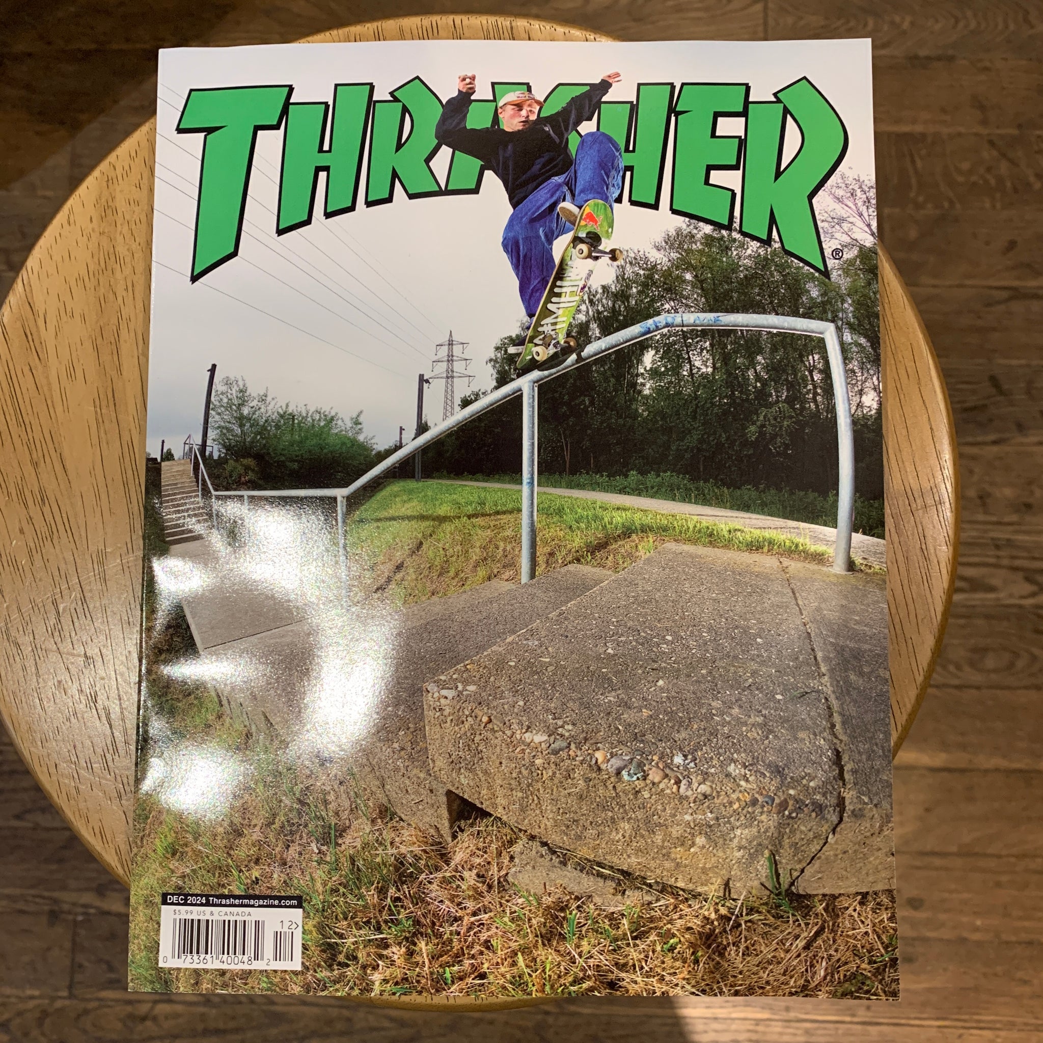 THRASHER MAGAZINE] DECEMBER 2024 issue #533 JAMIE FOY x DUDE