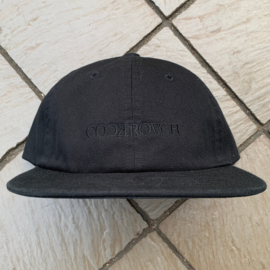 [COCKROACH] OG LOGO STICH CAP - BLACK