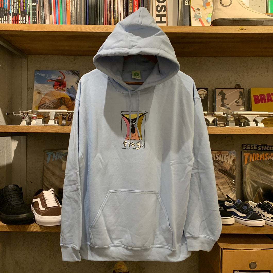 [FROG] Jumpy Punk Logo Hoodie - Light Blue