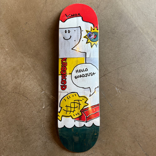 KROOKED ZIP ZINGER BLACK 7.76 inch クルキッド クルックド