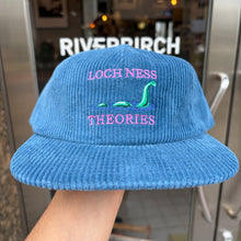 画像をギャラリービューアに読み込む, [THEORIES] LOCH NESS Corduroy Stapback Hat - Steel Blue
