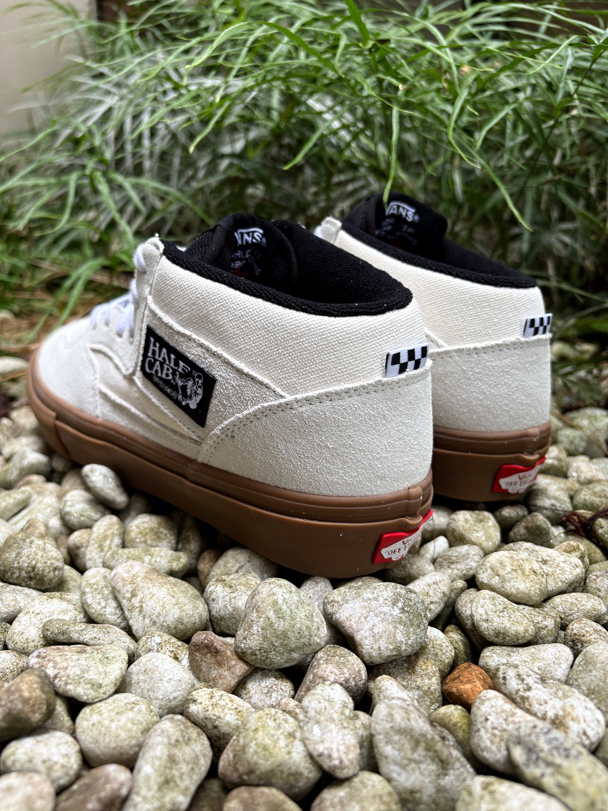 VANS] SKATE HALF CAB - antique white/gum – RIVERBIRCH SKATESHOP