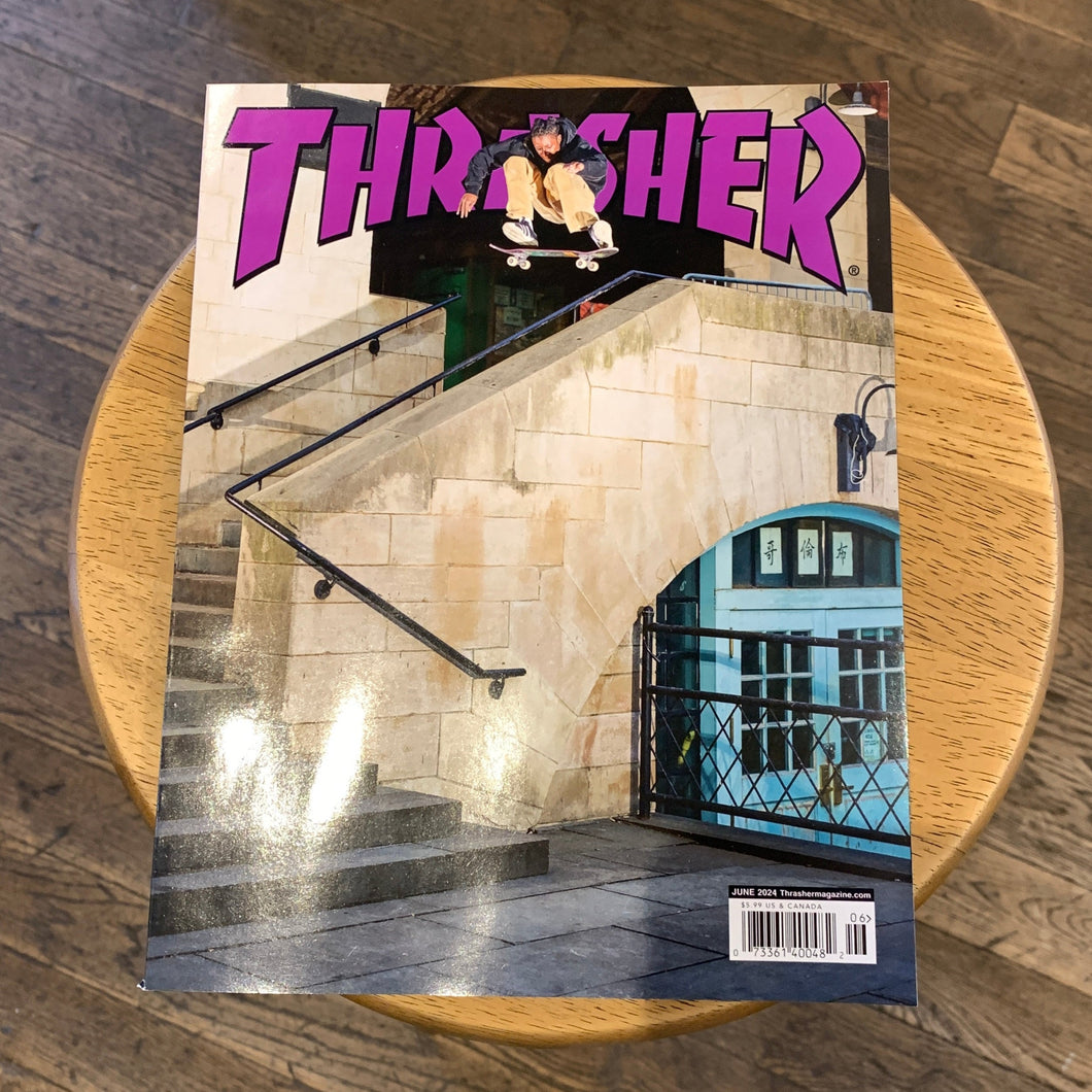 [THRASHER MAGAZINE] JUNE 2024 issue #527 CORDANO x KNIBBS x STICKERS x PIXIES