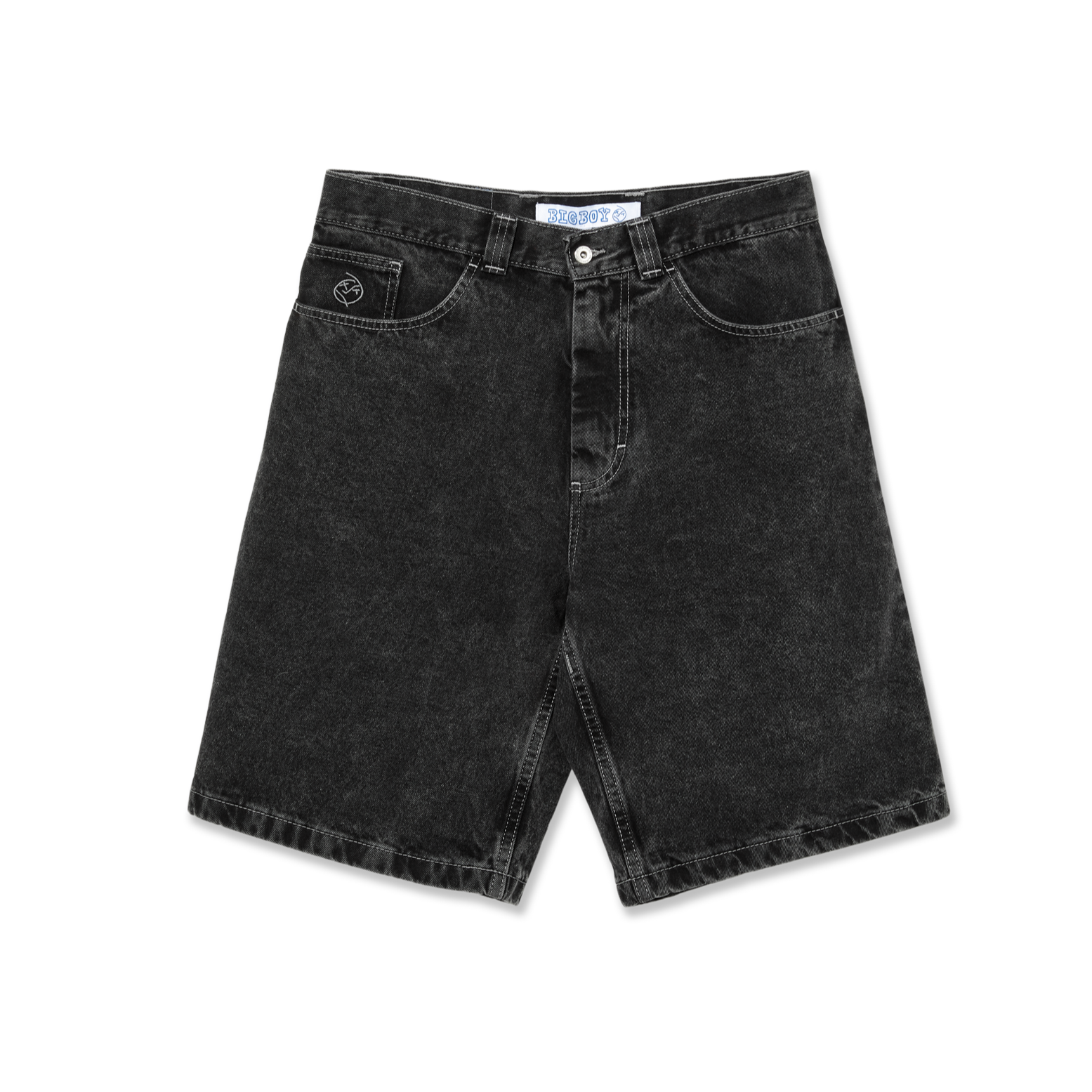 POLAR SKATE CO.] Big Boy Shorts - Silver Black – RIVERBIRCH SKATESHOP