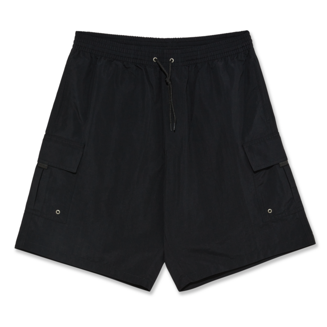 [POLAR SKATE CO.] Utility Swim Shorts - Black