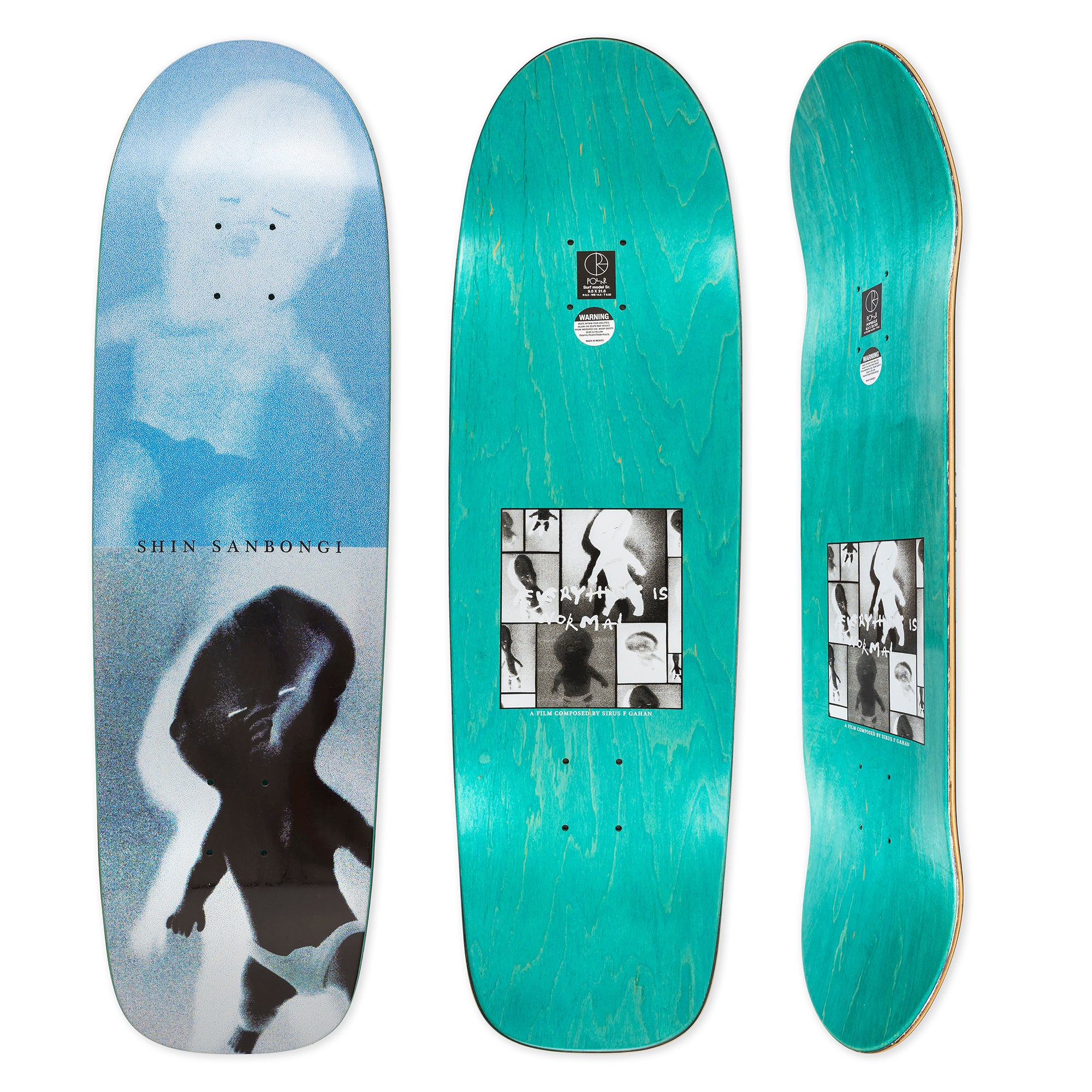 POLAR SKATE CO.] Shin Sanbongi Babies - 9.0” x 31.6”(Surf Sr.) – RIVERBIRCH  SKATESHOP