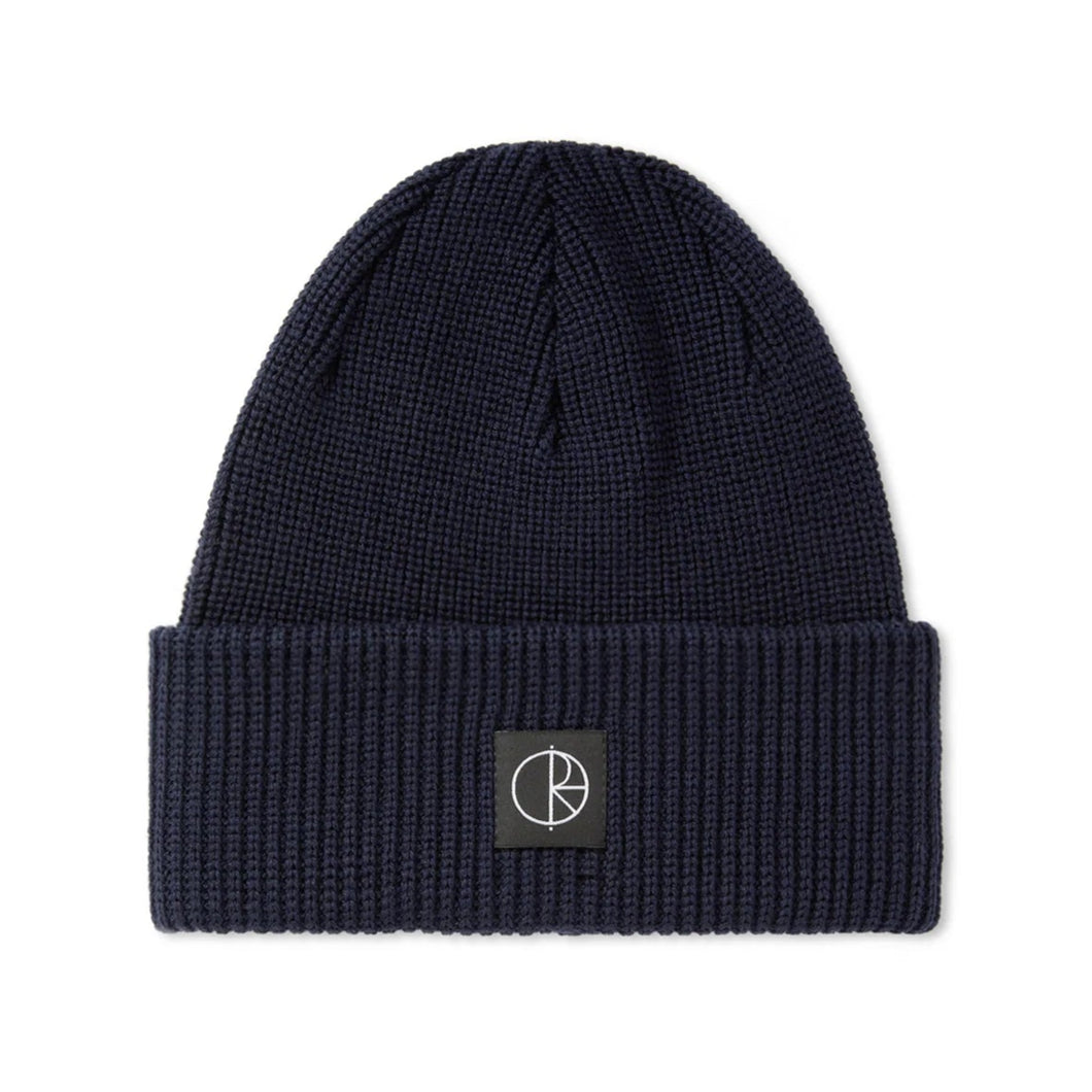 [POLAR SKATE CO.] DOUBLE FOLD MERINO BEANIE - NAVY