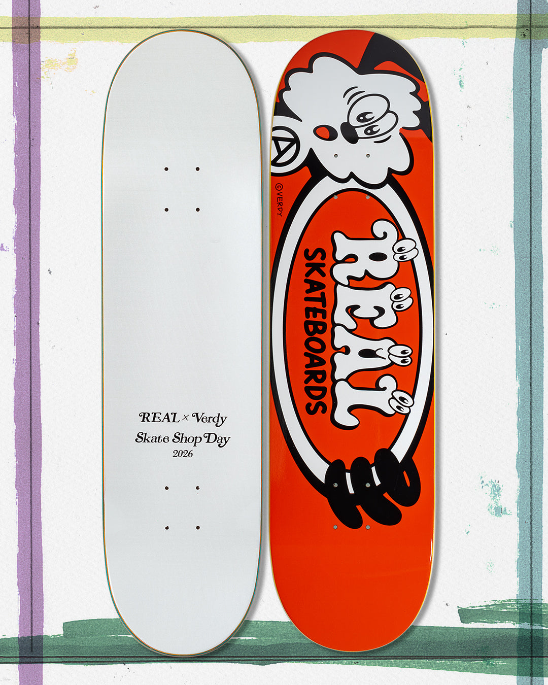 2枚セットREAL×VERDYベルディsupremeデッキwtapsネイバー REAL – RIVERBIRCH SKATESHOP