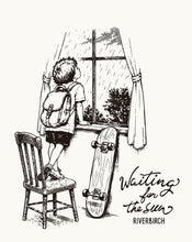 画像をギャラリービューアに読み込む, [RIVERBIRCH] “WAITING FOR THE RAIN” YUSA DESIGN LONG SLEEVE T-SHIRTS - WH
