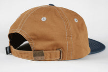 画像をギャラリービューアに読み込む, [THEORIES] SCRIBBLE EMBROIDERED STRAPBACK HAT - COPPER/NAVY
