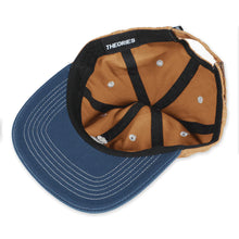 画像をギャラリービューアに読み込む, [THEORIES] SCRIBBLE EMBROIDERED STRAPBACK HAT - COPPER/NAVY
