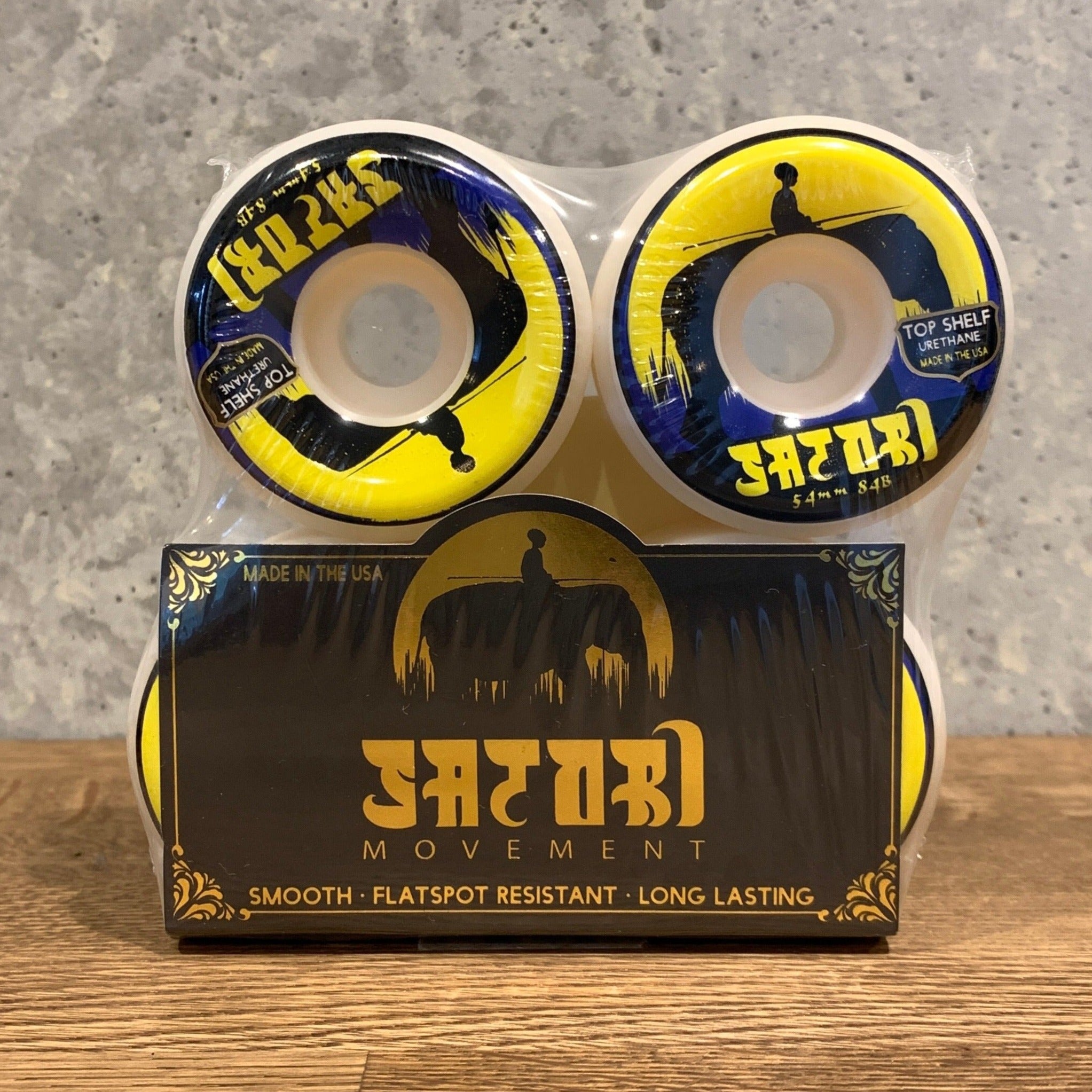 スケートボード Satori TOP SHELF 54mm SATORI WHEEL サトリ ウィール ELEPHANT TOP SHELF 54mm